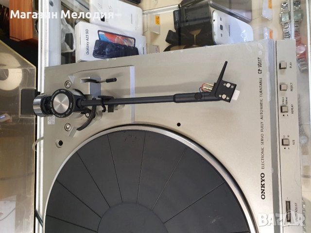 💽📻📀🎶 Грамофон ONKYO CP-1011P Отлично техническо състояние. Има забележки по външния вид ( видими, снимка 6 - Грамофони - 50575532