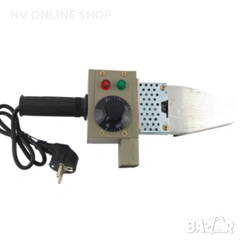 Професионална лепачка за PPR тръби 900W с регулируема температура (50–300°C) – Комплект с куфар, снимка 4 - Поялници и запояване - 53184008