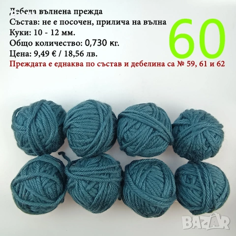 Евтини прежди в малки количества - нови и остатъци, снимка 10 - Други - 52029828