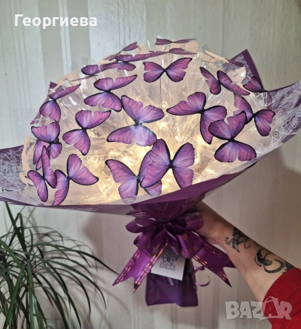 🎁 Stich/Светещи букети – създадени да носят радост и усмивки! 🎂🌈, снимка 8 - Подаръци за рожден ден - 53070878