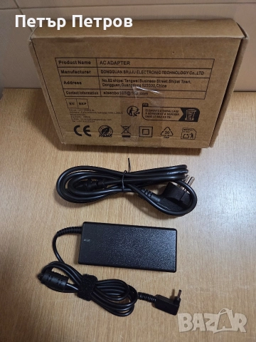 Зарядно за лаптоп 65W 19V 3.42A, съвместимо с Acer 15 14 13 11
