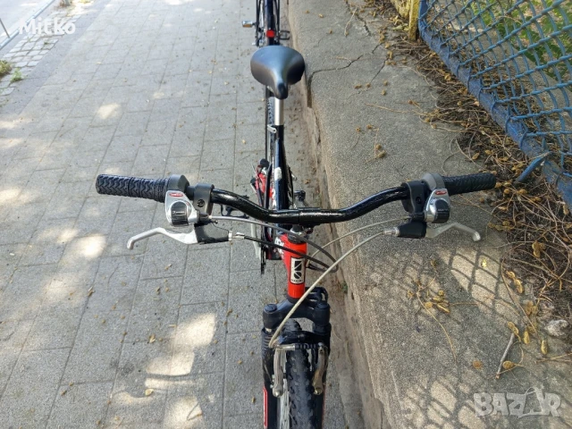 26 цола алуминиев велосипед с 21 скорости усилени капли амортисьори предни и задни в перфектно , снимка 5 - Велосипеди - 51158377