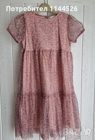 Тюлена рокля Mango за момиче 9-10г./140см., за повод 