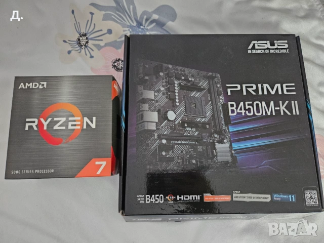 Дънна Платка ASUS PRIME B450M-K II, снимка 6 - Дънни платки - 53200785