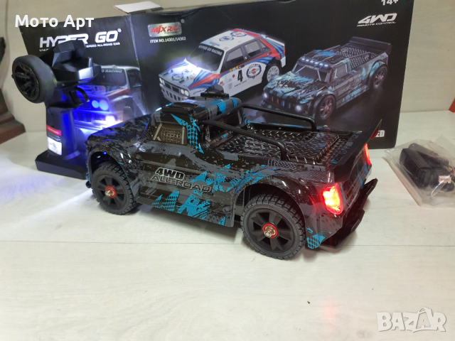 RC Дрифт Количка MJX 14301 60KM/H Brushless RC Car 4WD - Drift Car, снимка 7 - Други спортове - 45025402