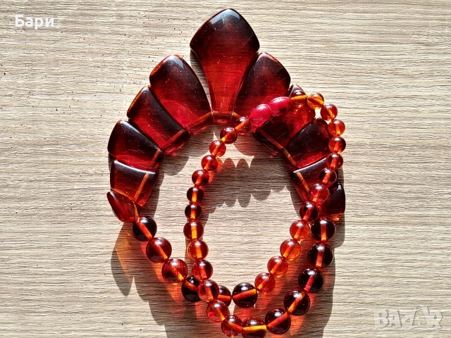 Красив гердан от кехлибар 3, снимка 6 - Колиета, медальони, синджири - 53614352