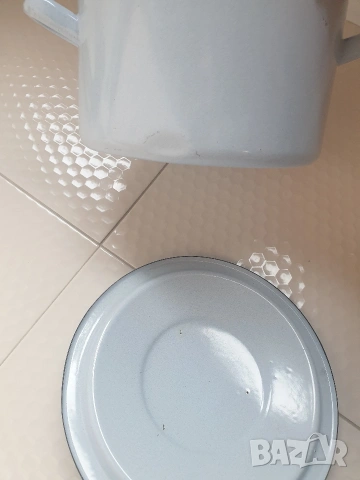 Емайлирана тенджера/старо производство, снимка 6 - Съдове за готвене - 54007463