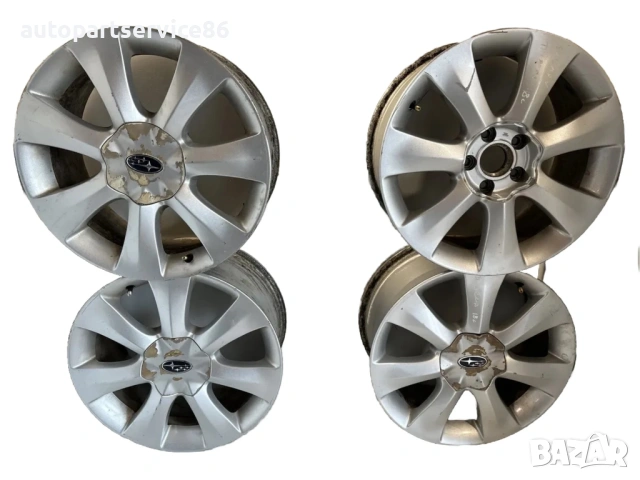 Алуминиева джанта 6 спици 8x18 ET55 за Subaru Tribeca 3.0 V6 (2009) 