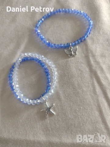 Ръчно изработени гривни и обеци , снимка 2 - Гривни - 53304612