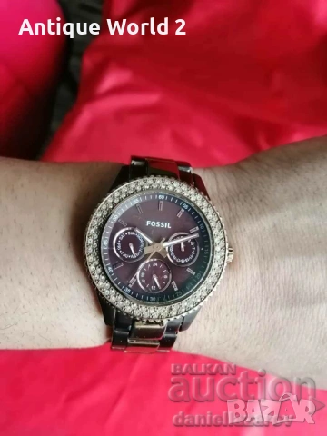 Голям Дамски Часовник FOSSIL, снимка 5 - Дамски - 53228209