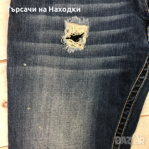 $138 Мъжки дънки Rivet De Cru Men's 32x33 Straight Leg Jeans Distressed, снимка 6 - Дънки - 50835060