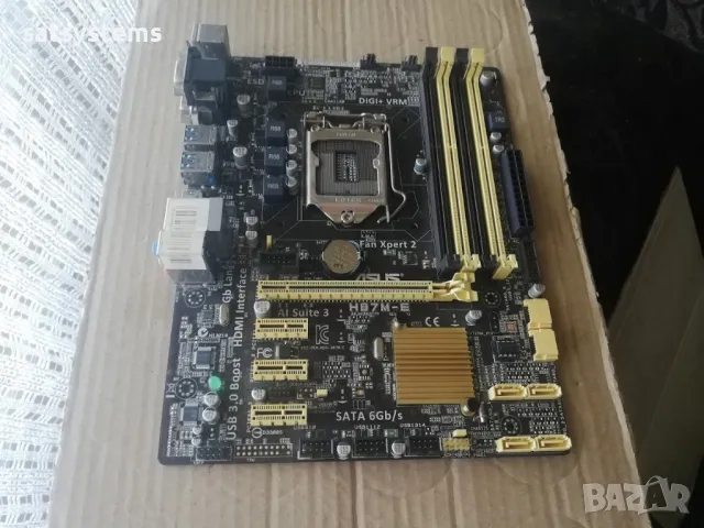 Дънна платка Asus H87M-E Socket LGA1150, снимка 3 - Дънни платки - 47217847