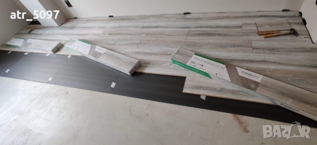 Монтаж на ламиниран паркет и SPC винил