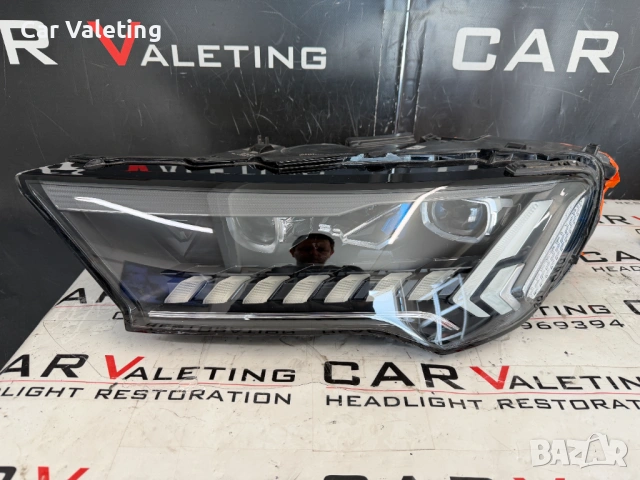 фар фарове ляв Audi Q7 SQ7 RSQ7 Facelift Matrix Laser LED Ауди Кю7 Фейслифт Матрикс Лазер ЛЕД