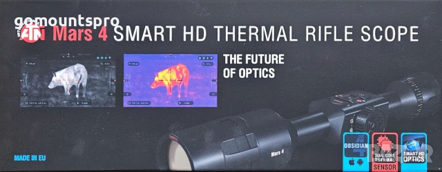 термален прицел оптика ATN Mars4 640x480 4x40 лазерен далекомер и дистанционното , снимка 2 - Оборудване и аксесоари за оръжия - 45002809