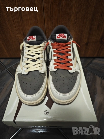 Nike air Jordan 1 x Travis Scott, снимка 4 - Ежедневни обувки - 53978277