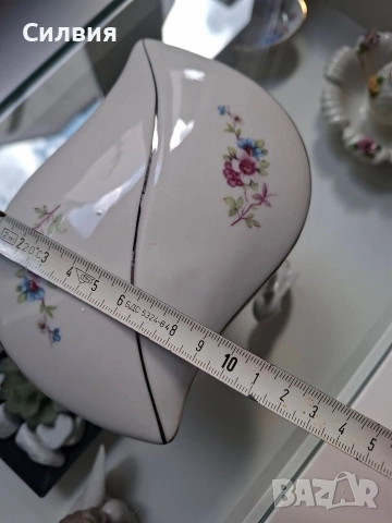 Ретро порцеланова кутия *Китка*, снимка 6 - Декорация за дома - 54237339