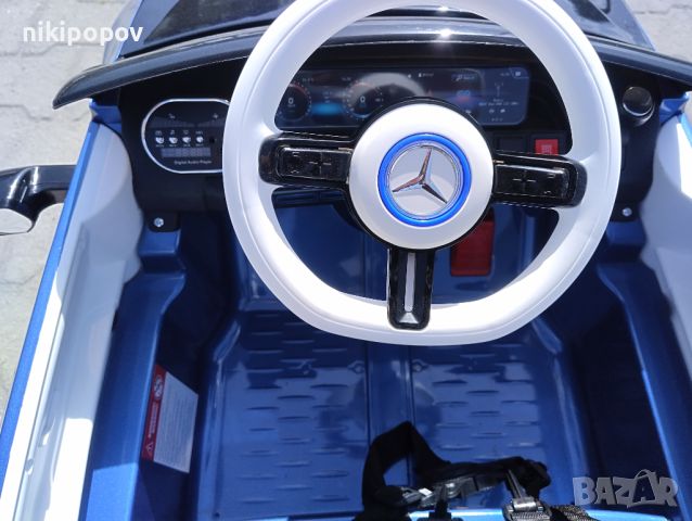 Акумулаторна кола Mercedes-Benz EQA син, снимка 3 - Коли, камиони, мотори, писти - 45159403