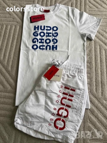 Тениска и шорти Hugo Boss/IM278s, снимка 4 - Спортни дрехи, екипи - 51080729