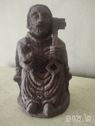 Стара керамична статуетка, снимка 1 - Статуетки - 46139465