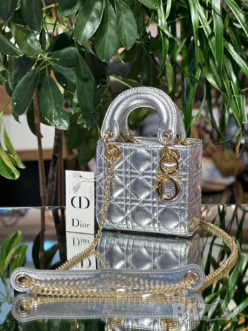 мини чанти lady 11x12cm christian dior, снимка 6 - Чанти - 51427054