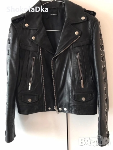 Кожено яке The Kooples XXS