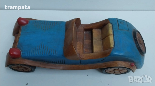 ТОП ОФЕРТА -50%  Стара немска дървена кола /автомобил, снимка 2 - Антикварни и старинни предмети - 52326024