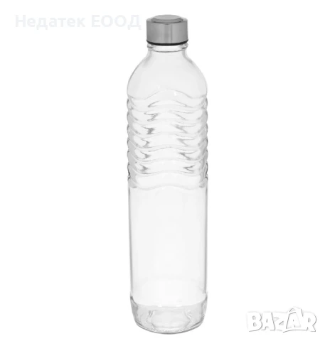 Стъклена бутилка с метален капак, 1.25л.