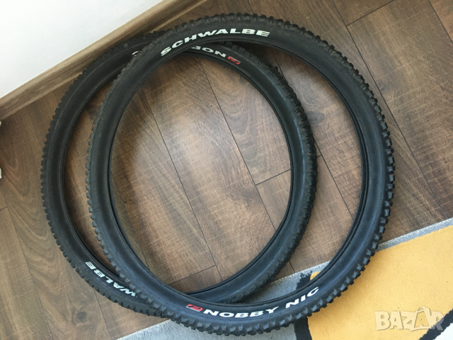 гуми за колело schwalbe nobby nic 26x2.25, снимка 1 - Части за велосипеди - 44942776