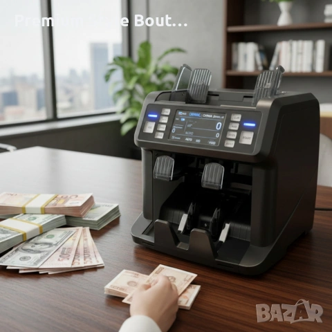 Многовалутна машина за броене на банкноти с детекция за фалшиви банкноти, снимка 2 - Други машини и части - 53613703