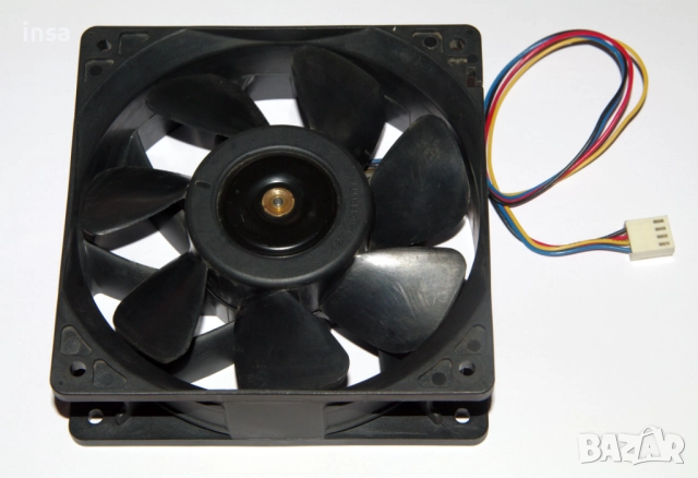 Вентилатори Delta QFR1212EHE 12см/120мм 38mm fan Делта  12V 1.5A 18W за сървъри и компютърни кутии, снимка 3 - Други - 52455256