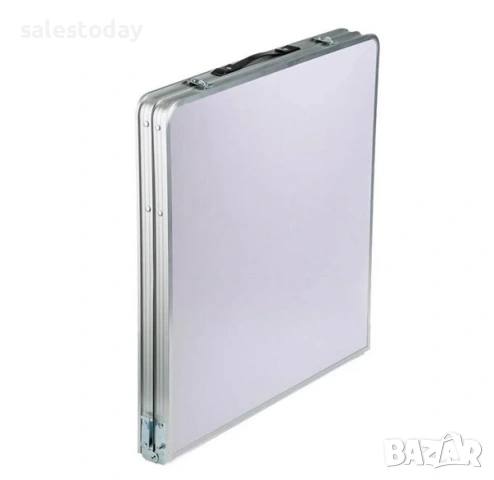 Маса с столове, Сгъваема масичка на 1,2м с 4 стола, снимка 2 - Градински мебели, декорация  - 53532488