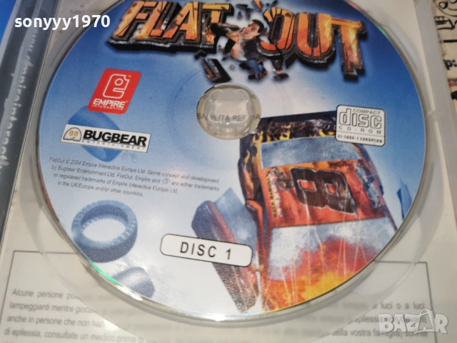 FLAT-OUT PC CD-ROM 1703260902H1E3R, снимка 9 - Игри за PC - 53868672