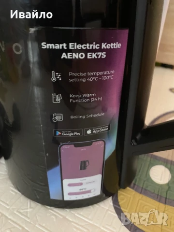 Смарт електрическа кана Aeno, снимка 3 - Кани - 51151703