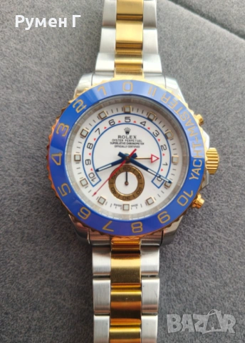 Rolex Yachtmaster bicolor автомат, керамика сапфир 43mm, бартер, снимка 2 - Мъжки - 53797743