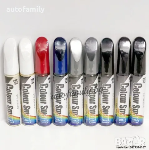 Коректор за автомобилна боя Mercedes-Benz 9 цвята 12ml, снимка 1