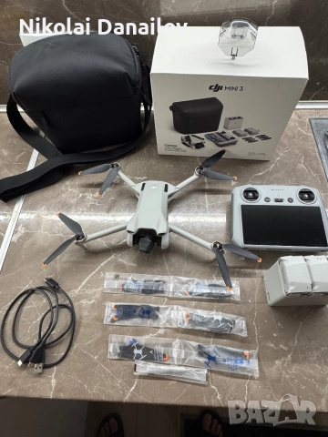 Dji mini 3 fly more combo + smart controller+ dji care refresh, снимка 3 - Дронове и аксесоари - 51549045