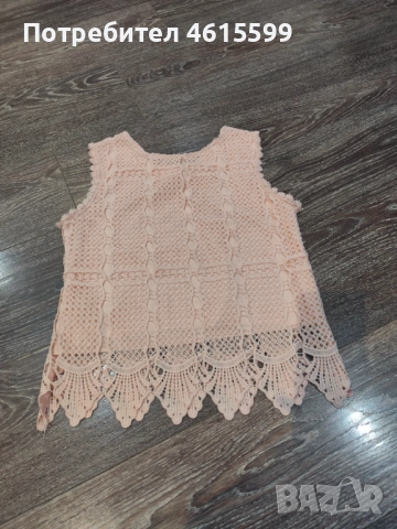 розов топ, снимка 6 - Корсети, бюстиета, топове - 53772996