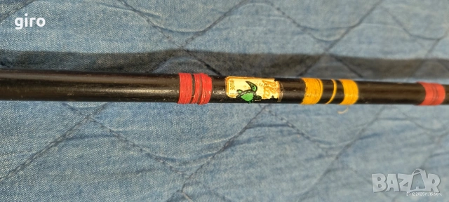 Ретро пръчка"Златна костенурка" 200см. made in France , снимка 4 - Въдици - 53507439