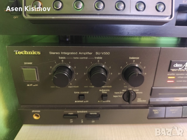 technics su-v550, снимка 2 - Ресийвъри, усилватели, смесителни пултове - 51596101