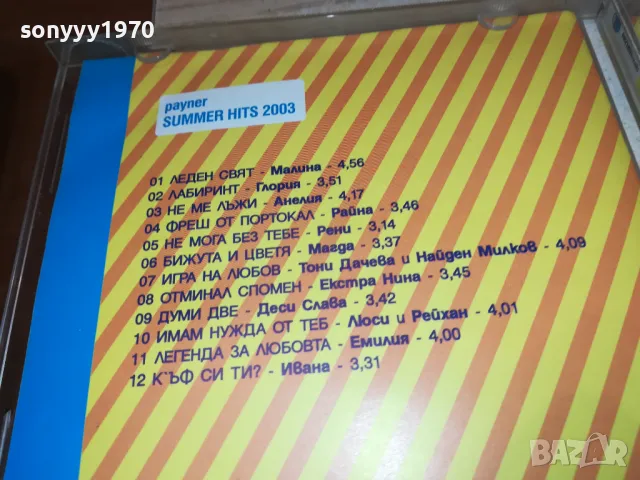 PAYNER SUMMER HITS 2003-ORIGINAL CD 2603251746, снимка 7 - CD дискове - 49651437