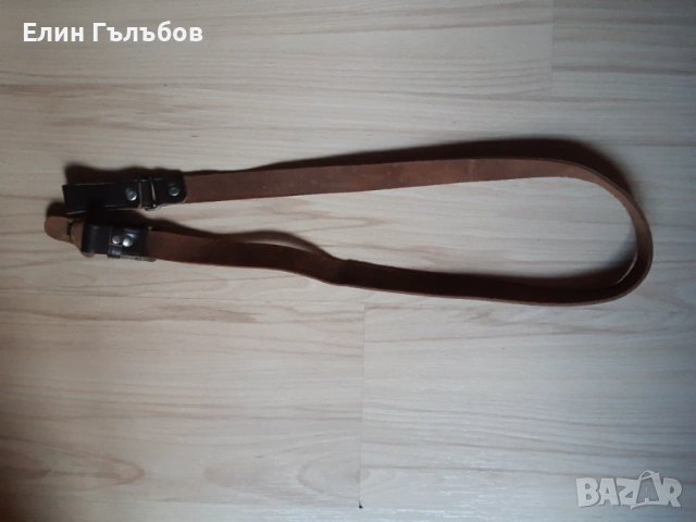 Ремък (портурей) за военен колан, ест.кожа неизползван, снимка 3 - Антикварни и старинни предмети - 53139323