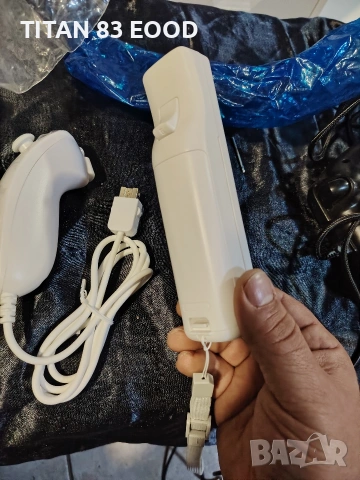 Комплект 2 контролера Nunchuck за Wii, 3-осен сензор за движение, бял, снимка 3 - Аксесоари - 53053155