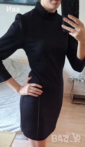Оригинална черна рокля, снимка 4 - Рокли - 53696335
