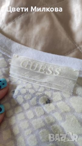 Guess Оригинална дамска блуза, снимка 6 - Тениски - 45558470