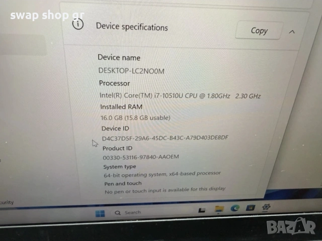 Лаптоп Lenovo E14, снимка 7 - Лаптопи за работа - 53178926