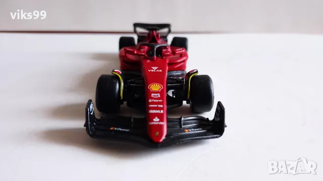 Bburago Ferrari F1-75 Shell Motorsport collection Bluetooth, снимка 6 - Колекции - 47482196