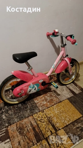 Детско колело B'TWIN UNICORN 14", снимка 2 - Велосипеди - 53481783