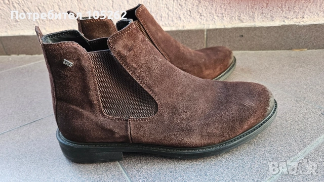 Мъжки боти от естествен велур, снимка 2 - Мъжки боти - 53167694