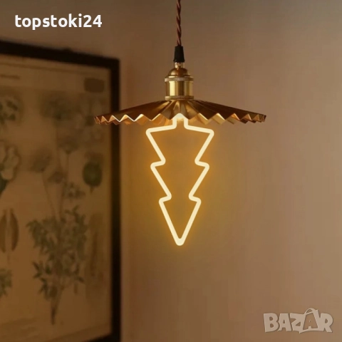 Коледна декоративна LED крушка – топла светлина, две форми: Звезда или Елха, снимка 5 - Други стоки за дома - 52641945